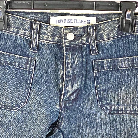 Gap Low Rise Flare pockets jeans 6 739 - Picture 3 of 4